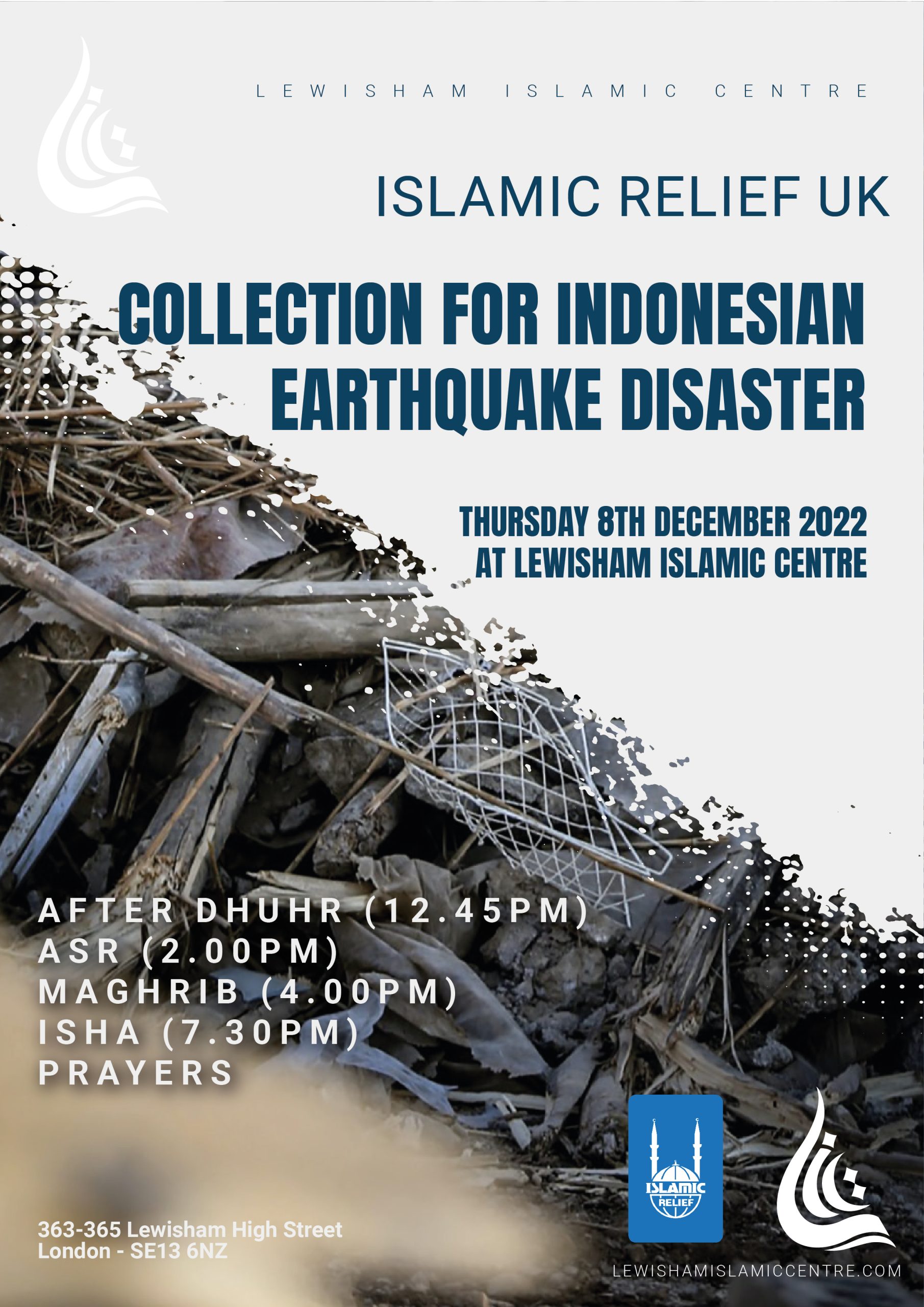 Indonesia Needs Our Help! - Lewisham Islamic Centre
